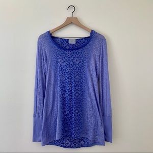 Calvin Klein Performance Purple Burnout Hooded Top